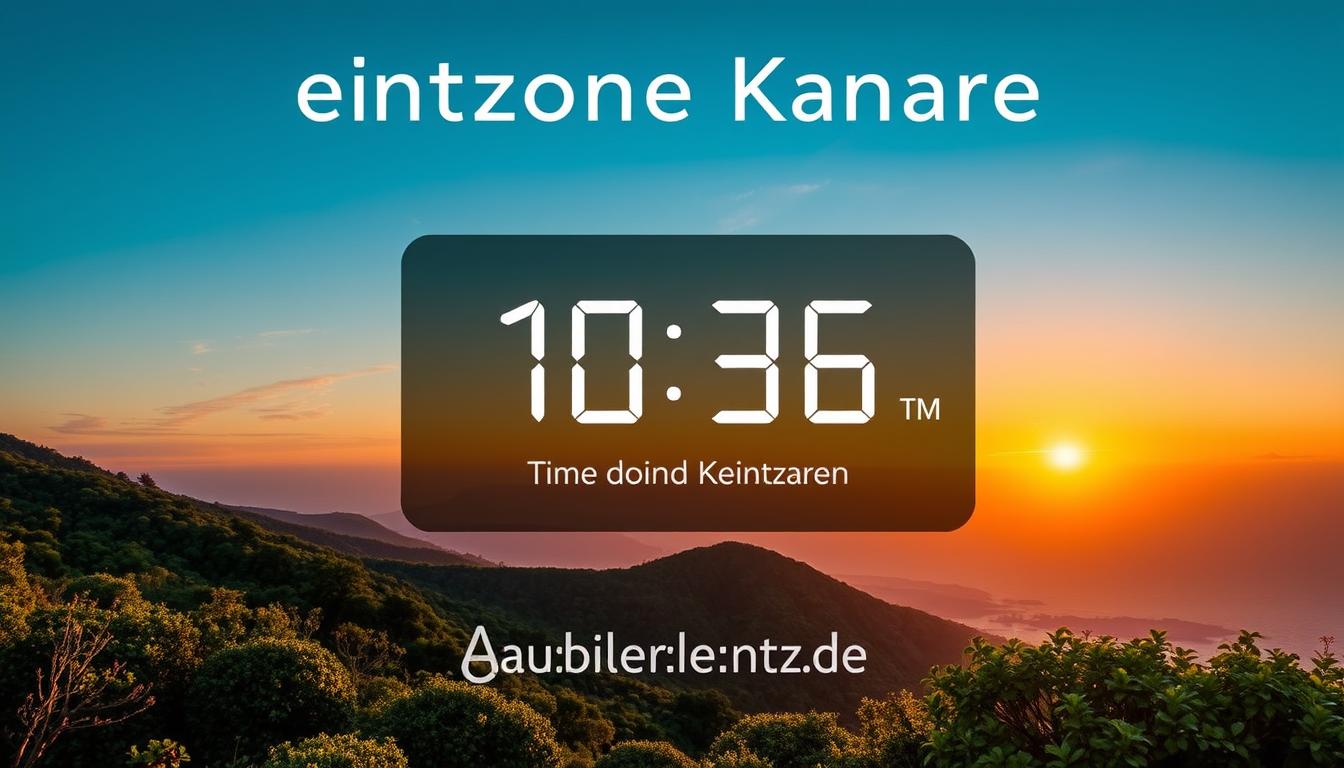 zeitverschiebung kanaren