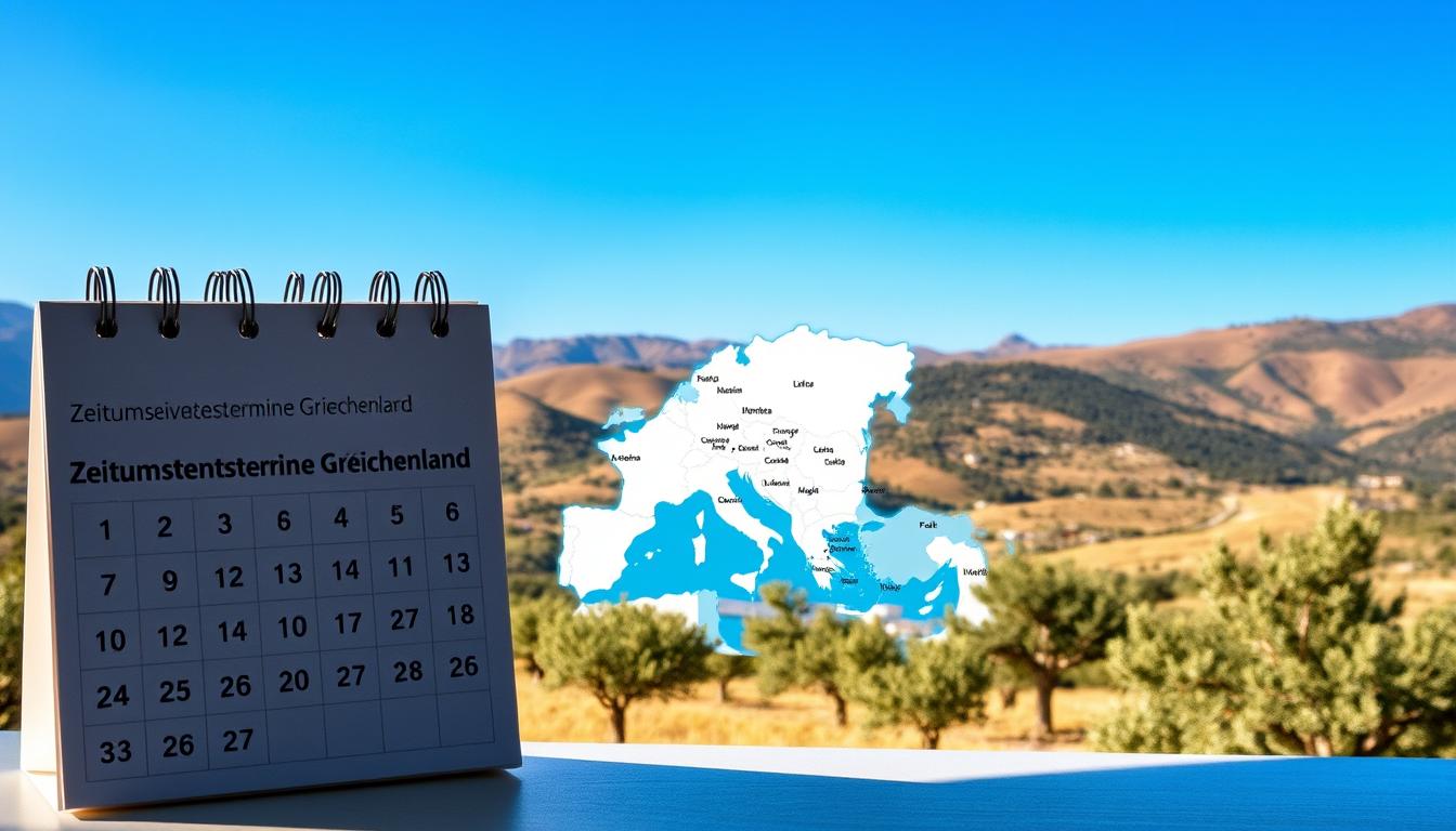 Zeitumstellungstermine Griechenland