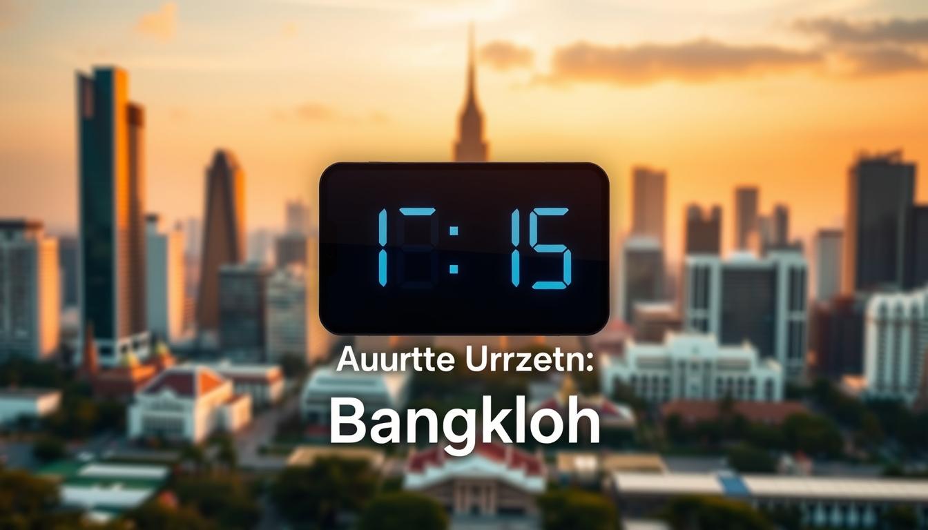 Aktuelle Uhrzeit Bangkok